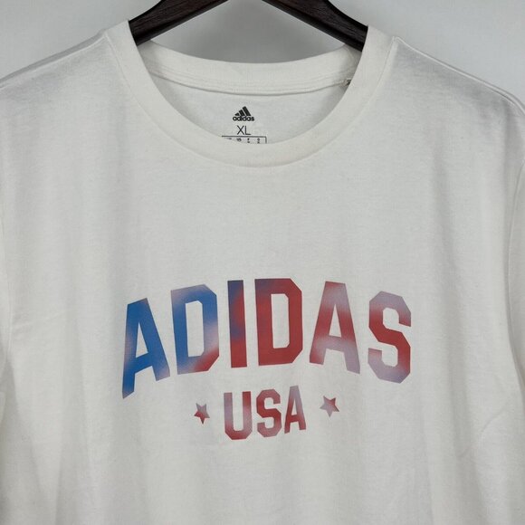 Adidas USA Graphic Print Women's T-Shirt Dress XL 100% Cotton Casual Short Sleev - Picture 7 of 9